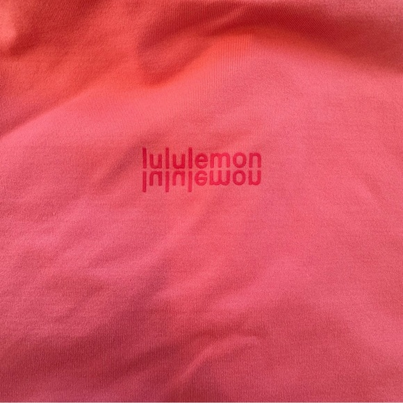 Lululemon Energy High Neck Longline Bra. Peach. 8 - Picture 3 of 5